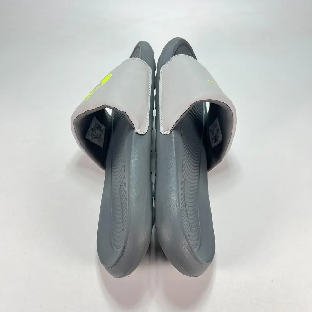 Nike Victori One Grey Fog Volt Casual Slide Sandals CN9675-011 Men's Size 13